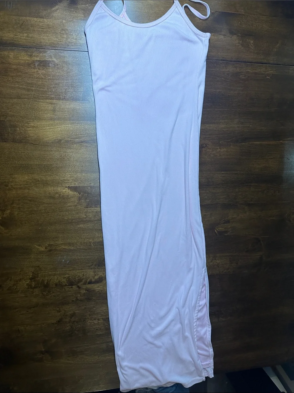 Charlotte Russe Pale Pink Maxi body on dress
